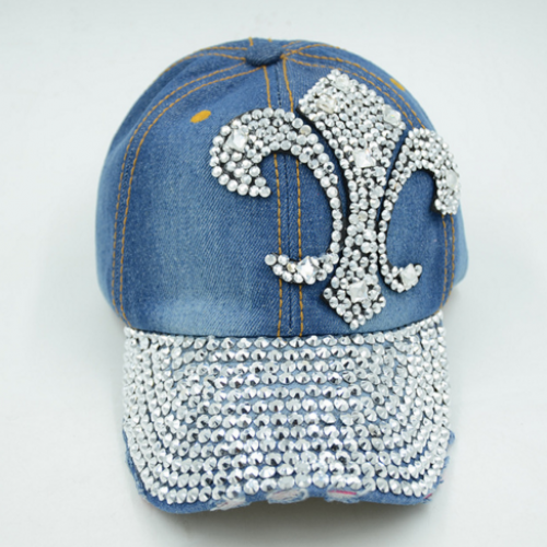 Baseball Cap Rhinestone Hat